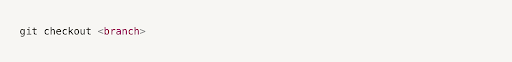 git checkout.